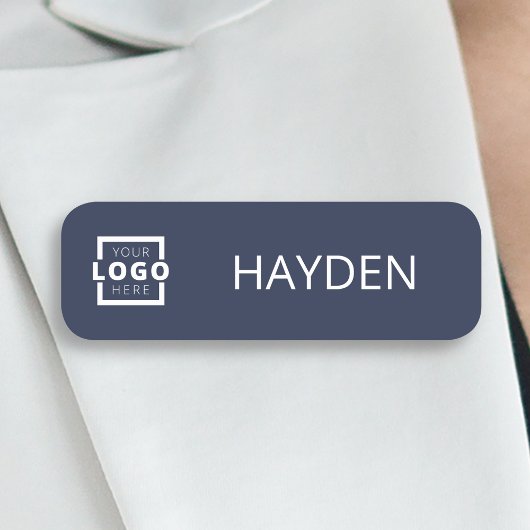 カスタムBusiness Logo Basic従業員スタッフ名 名札