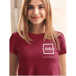 カスタムBusiness Logo Basic従業員名赤 バッジ