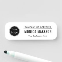 カスタムBusiness Logo Basic Employee Staff Name Na