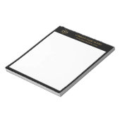 カスタムBusiness Logo Black Brandedプロモーション ノートパッド (回転)