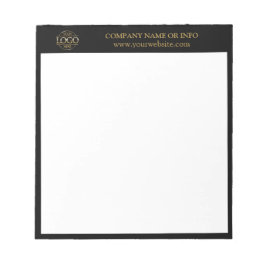 カスタムBusiness Logo Black Brandedプロモーション ノートパッド