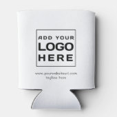 カスタムBusiness Logo BrandのWebサイトとTagline 缶クーラー (裏面)
