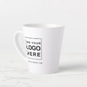 カスタムBusiness Logo BrandのWebサイトカスタム カフェラテマグ (左アングル)