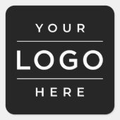 カスタムBusiness Logo Companyブランド スクエアシール (正面)