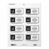 カスタムBusiness Logo Companyブランド ラベル (フルシート)