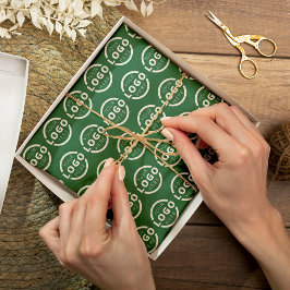 カスタムBusiness Logo CompanyブランドGreen 薄葉紙