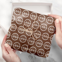 カスタムBusiness Logo Company Branded Brown
