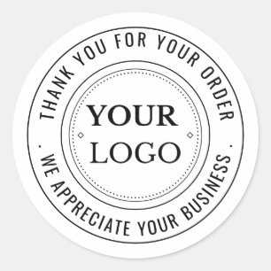 カスタムBusiness Logo Company Branded Thank You ラウンドシール