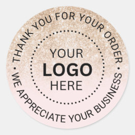 カスタムBusiness Logo Company Branded Thank You ラウンドシール