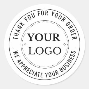 カスタムBusiness Logo Company Branded Thank You ラウンドシール