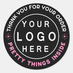カスタムBusiness Logo Company Branded Thank You ラウンドシール