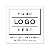 カスタムBusiness Logo Company Information Branded セルフインキングスタンプ (デザイン)