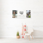 カスタムBusiness Logo Grand Opening 2 Photo 横断幕 (インサイチュ)