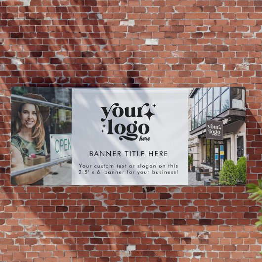 カスタムBusiness Logo Grand Opening 2 Photo 横断幕