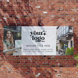 カスタムBusiness Logo Grand Opening 2 Photo 横断幕