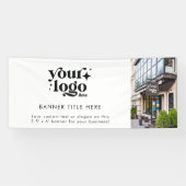 カスタムBusiness Logo Grand Opening Photo 横断幕 (横)
