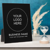 カスタムBusiness Logo Hereテンプレートモダン エレガント フォトプラーク (側面)