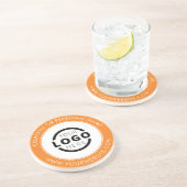 カスタムBusiness Logo Promotional Orange コースター (側面)