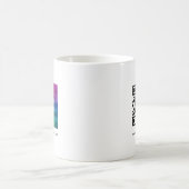 カスタムBusiness Logo QRコードスキャンMeテンプレート コーヒーマグカップ (中央)