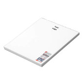 カスタムBusiness Logo Teamworkメモやる気を起こさせる帳 ノートパッド (回転)