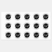 カスタムBusiness Logo Thank You Labels ラベル (シート)