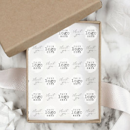 カスタムBusiness Logo Thank You Script 薄葉紙