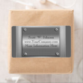 カスタムBusiness Metalルックラベル ラベル (インサイチュ)