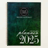 カスタムBusiness Organizer 2025会社のロゴ プランナー手帳 (正面)
