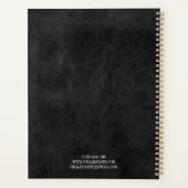 カスタムBusiness Organizer 2025会社のロゴ プランナー手帳 (裏面)