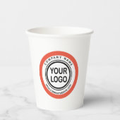 カスタムBusiness Promo Logoブランド 紙コップ (正面)