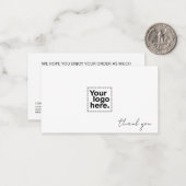 カスタムBusiness Promotionに感謝モダンする ノートカード (正面/裏面インサイチュ)