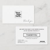カスタムBusiness Promotionに感謝モダンする ノートカード (正面/裏面)