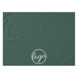 カスタムBusiness Show Business Logo Forest Green テーブルクロス
