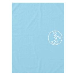 カスタムBusiness Show Business Logo Sky Blue テーブルクロス