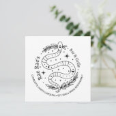 カスタムBusiness Snake Logoフラットカード (スタンド正面)