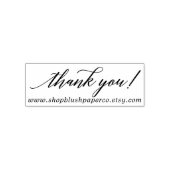 カスタムBusiness Thank You Stamp |スタンプ セルフインキングスタンプ (デザイン)