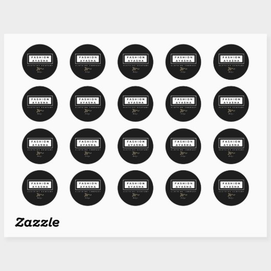 カスタムBusiness Thank You Stickers ラウンドシール (シート)