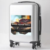 カスタムCakes Business Vehicleのステッ広告カー シール (スーツケース)