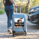 カスタムCakes Business Vehicleのステッ広告カー シール (スーツケースインサイチュ)