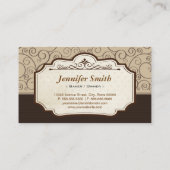 カスタムCakes Masterの結婚誕生日パーティー 名刺 (裏面)