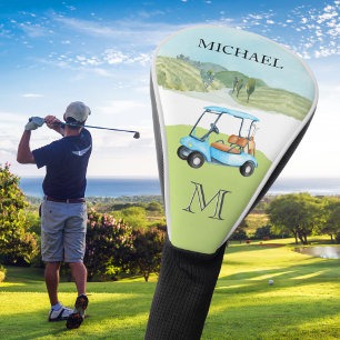 カスタムCartコースクラブモノグラム名 ゴルフヘッドカバー