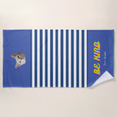 カスタムCat写真の交換 ビーチタオル (正面)