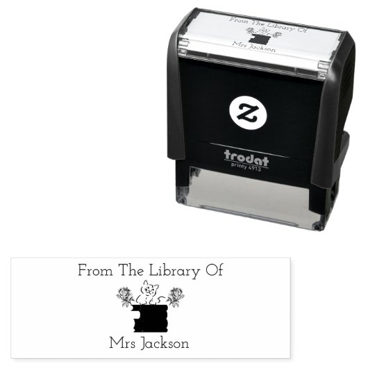 カスタムCAT印鑑モノグラム印鑑スタンパー セルフインキングスタンプ (インサイチュ)