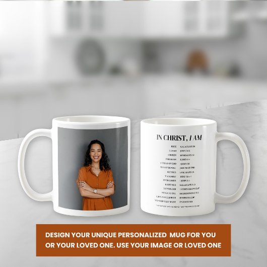 カスタムChrist Christian Teaにいる私の写真 コーヒーマグカップ