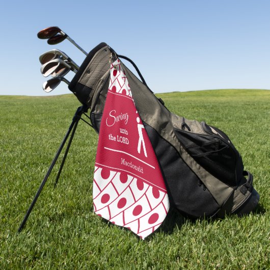 カスタムCHRISTIAN JAPAN ゴルフタオル (グリーン)