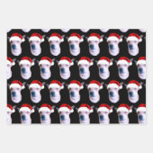 カスタムChristmasの犬 ラッピングペーパーシート (正面2)