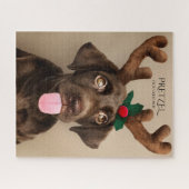 カスタムChristmas Our Good Dog ジグソーパズル (横)