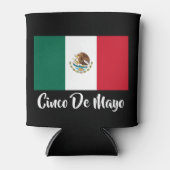 カスタムCinco De Mayoはメキシコ国旗でクーラーできる 缶クーラー (正面)