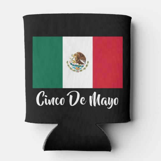 カスタムCinco De Mayoはメキシコ国旗でクーラーできる 缶クーラー (裏面)