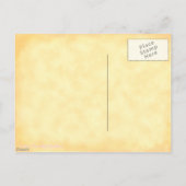 カスタムCinderla Slipperの日付をピンクに保存 案内ポストカード (裏面)